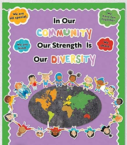 Нашата силна страна е набор от информационни табла на Jquery - Цветни Банера от 5 части с Карта, сърца и изрезки за деца, декор за