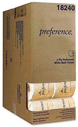 Georgia Pacific Professional - Двупластова кутия Диспенсер за хартиени кърпички за баня с релефни 550-Листа / Ролка 40