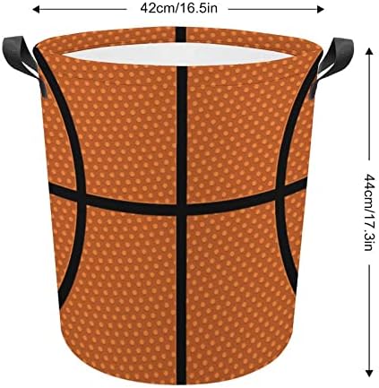 Кошница за дрехи Баскетболно Текстурная Кошница За Дрехи С Дръжки Сгъваема Кошница За Съхранение на Мръсни Дрехи, Чанта За Спални, Баня,