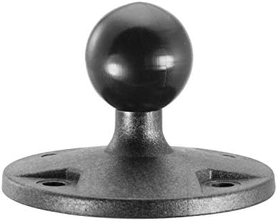 iBOLT 25 мм / 1 инч Съставна Кръгла Преходна плоча за усилватели индустриален стандарт с две гнезда шаровыми