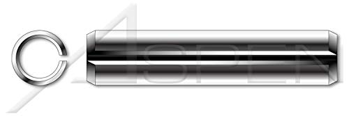 (2000 бр.) М2 X 16 мм, ISO 8752, Метричен, Извити Щифтове с прорези, Сверхпрочный, Неръждаема стомана AISI 301