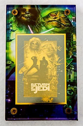 1997 Автентични изображения Star Wars Special Edition Набор от плакати с коллекционными предмети от 24-каратово злато Лимитированная серия