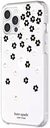 Защитен калъф кейт Спейд New York Hardshell Case (1 бр в комплект) за iPhone 12 Pro Max - С разпръснати цветове, Черно /Бял / Със