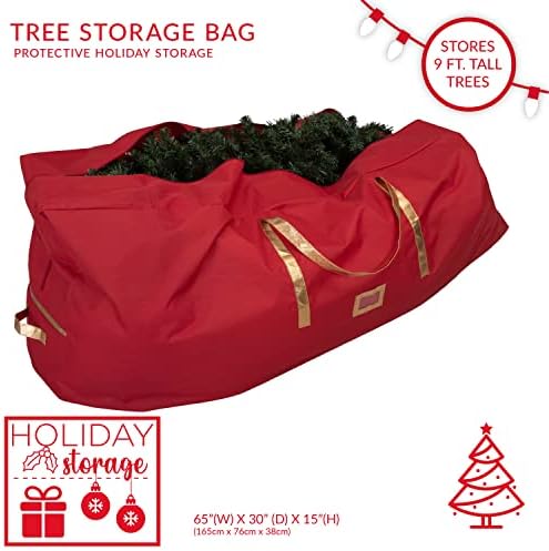 Чанта за съхранение на Опростен Празничен декор |Органайзер за Коледна украса | За съхранение на Изкуствена Елха с височина до