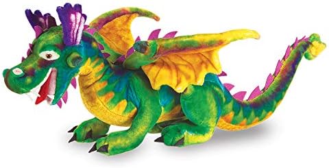 Мека играчка на Гигантски дракон Мелиса и Дъг (над 3 метра дължина)
