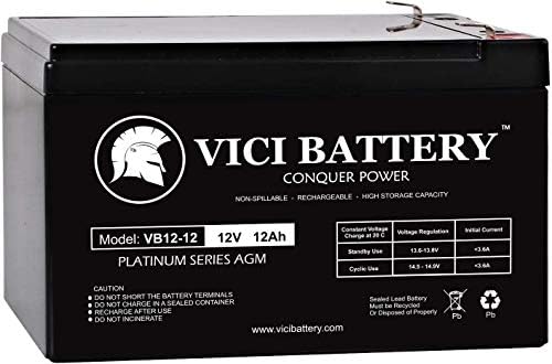 Преносим акумулатор 12V 12AH за Cirrus PN 21063-001 - 2 опаковки - VICI Battery Корпоративна продукт