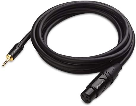 Кабел има значение (1/8-инчов кабел 3.5 мм-XLR (кабел XLR-3,5 мм) от щепсела до штекеру 6 фута и не са симетрични кабел 3.5 мм - XLR